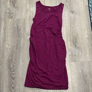 Isabel Maternity by Ingrid & Isabel Sleeveless Berry Tank Dress